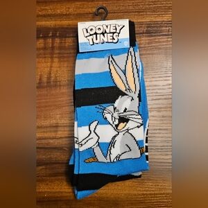 2 Pack Bugs Bunny Blue and Black Socks